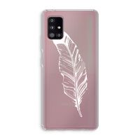 Pluim: Samsung Galaxy A51 5G Transparant Hoesje