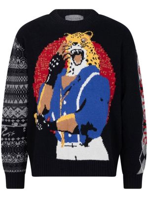 Supreme x Yohji Yamamoto x Tekken pull en maille - Noir
