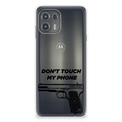 Motorola Edge 20 Lite Silicone-hoesje Pistol DTMP Motorola Edge 20 Lite Silicone-hoesje Pistol DTMP