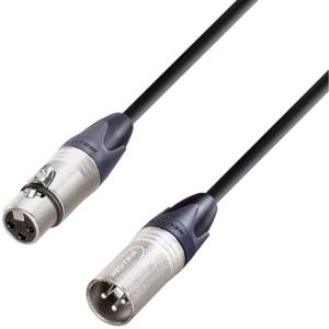 AH Cables KM3FMBLK XLR Verbindingskabel [1x XLR-bus - 1x XLR-stekker] 3.00 m Zwart