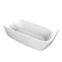 Arcqua Tira half vrijstaand bad - 170x80cm - hoek links - acryl - glans wit BAD106547