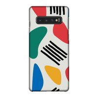 Illustratieve pop 1: Samsung Galaxy S10 4G Volledig Geprint Hoesje