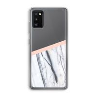 A touch of peach: Samsung Galaxy A41 Transparant Hoesje