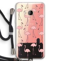 Anything Flamingoes: HTC U Play Transparant Hoesje met koord