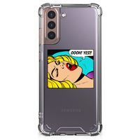 Samsung Galaxy S21 Plus Anti Shock Bumper Case Popart Oh Yes