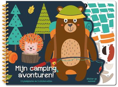 Stickeren op nummer - Mijn campingavonturen (Hardback)