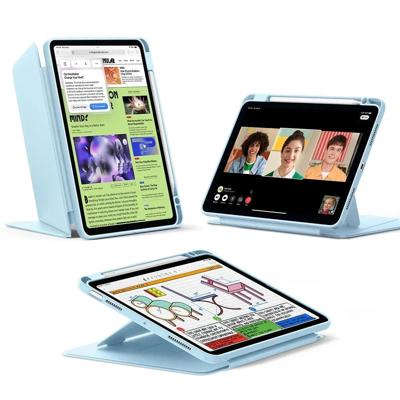 iPad Air 11" (2025) Flip Magnetic Case with Pencil Holder - Sky Blue
