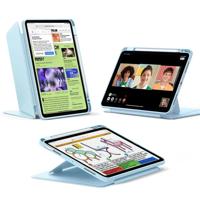 iPad Air 11" (2025) Flip Magnetic Case with Pencil Holder - Sky Blue
