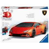 3D-puzzel Lamborghini Huracán EVO Edition oranje (met raster) - Speciale vormen - 00011571