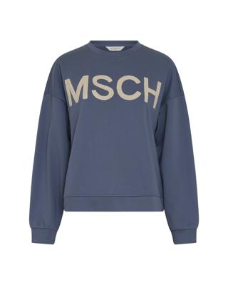 Msch Copenhagen Mschmela Briena Msch Sweatshirt 19738 Trui V Indigo Oatmea Msch Copenhagen Mschmela Briena Msch Sweatshirt 19738 Trui V Indigo Oatmea