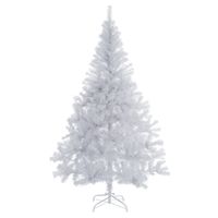 Kunstkerstboom, wit, 180 cm, kerstboom, met standaard