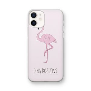 Pink positive: iPhone 12 mini Transparant Hoesje