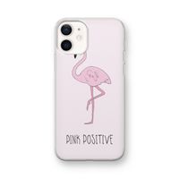 Pink positive: iPhone 12 mini Transparant Hoesje