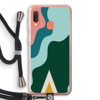 Noor B: Samsung Galaxy A20e Transparant Hoesje met koord