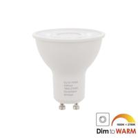 LED lamp GU10 7Watt dimbaar Dim to Warm