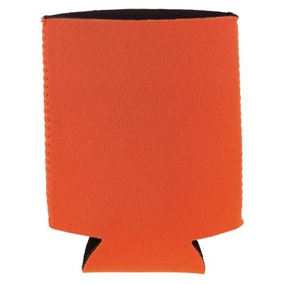 1x blikjes koeler - koelhoud hoesje - bierblik hoesje - oranje - Frisdrank/bier blikjes koel houden