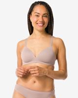 HEMA Voorgevormde bh zonder beugel beige (beige)