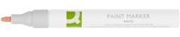 Q-CONNECT paint marker, op oliebasis, ronde punt, wit
