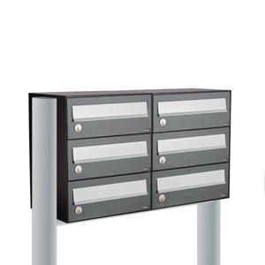 Allux Hive Set 2-Breed, 3-Hoog Op Statief Antraciet - 40030065_2x3s