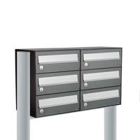 Allux Hive Set 2-Breed, 3-Hoog Op Statief Antraciet - 40030065_2x3s