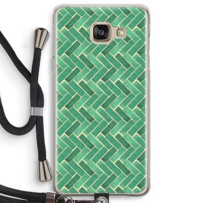Moroccan tiles 2: Samsung Galaxy A5 (2016) Transparant Hoesje met koord