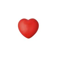 Stressballetje rood hart 7 cm   -