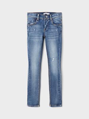 Name it winter jeans broek meisjes - blauw - skinny fit - NkfPolly2678