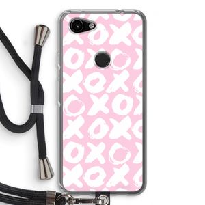 XOXO: Pixel 3a Transparant Hoesje met koord