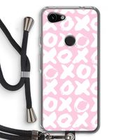 XOXO: Pixel 3a Transparant Hoesje met koord