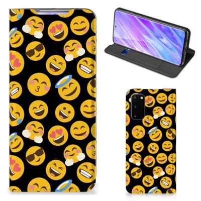 Samsung Galaxy S20 | Hoesje met Magneet | Emoji