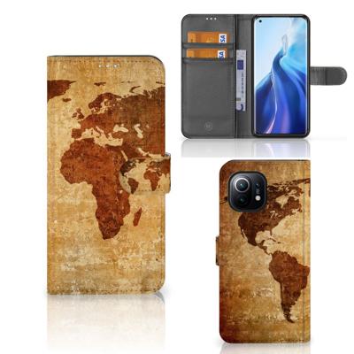 Xiaomi Mi 11 | Flip Cover | Wereldkaart