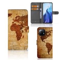 Xiaomi Mi 11 | Flip Cover | Wereldkaart