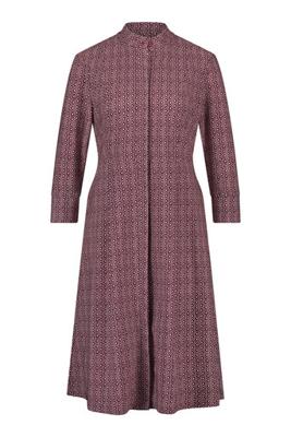 Manon retro dress - stone red/baby pink - 06917