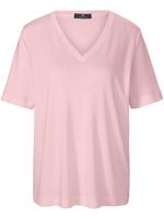 Shirt V-hals en korte mouwen Van Peter Hahn roze