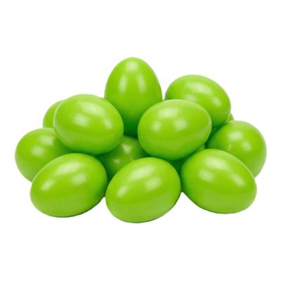 Hobby knutsel eieren - 100x - 6 cm - groen - kunststof - decoratie paaseieren Hobby knutsel eieren - 100x - 6 cm - groen - kunststof - decoratie paaseieren