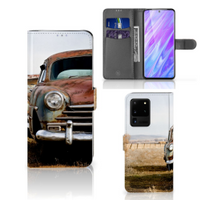 Samsung Galaxy S20 Ultra Telefoonhoesje met foto Vintage Auto - thumbnail
