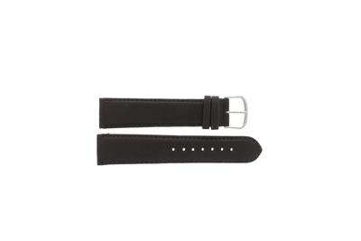 Horlogeband Universeel 61329.27.22 XL Leder Donkerbruin 22mm