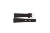 Horlogeband Universeel 61329.27.22 XL Leder Donkerbruin 22mm