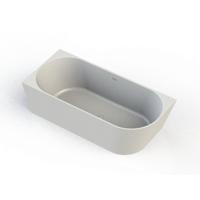 Arcqua Pinto half vrijstaand ligbad 160x70cm Links mat wit BAD118887