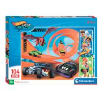 Clementoni Legpuzzel Super Color Hot Wheels, 104st. - thumbnail