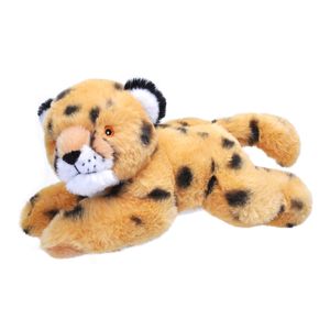 Pluche knuffel dieren Eco-kins jachtluipaard/cheetah van 23 cm   -