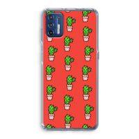 Mini cactus: Motorola Moto G9 Plus Transparant Hoesje