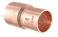 Kirchhoff Koperen reduceerkoppeling, blank, 18 mmA x 12 mm, 1 socket, (5243) - 989078055