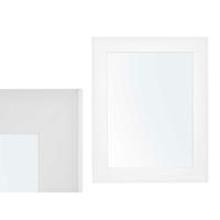 Wandspiegel Verona - wit - mdf frame - brede lijst - 38 x 48 cm - Gang - Toilet - Kamer