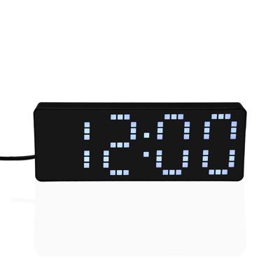 Wekker Versa Wit Zwart