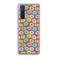 Pink donuts: Sony Xperia 5 II Transparant Hoesje