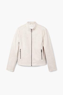 Slim bikerjacke - WHITE - L Slim bikerjacke - WHITE - L