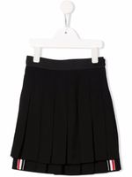 Thom Browne Kids jupe plissée en laine - Noir
