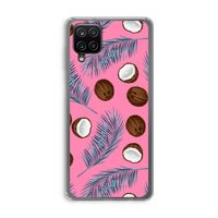 Kokosnoot roze: Samsung Galaxy A12 Transparant Hoesje