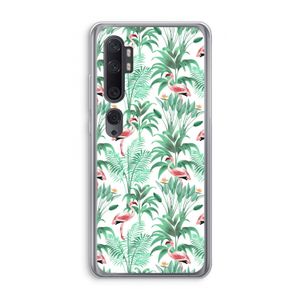 Flamingo bladeren: Xiaomi Mi Note 10 Pro Transparant Hoesje